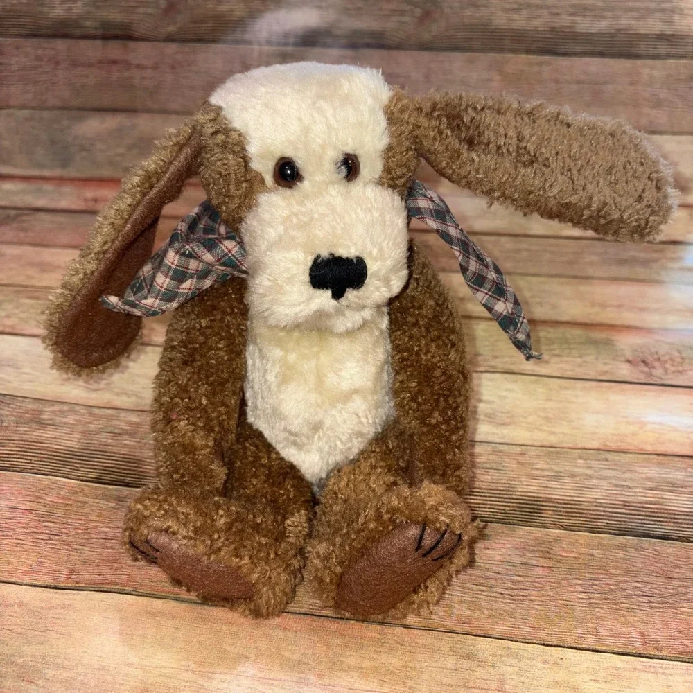 Vintage Floppy Ear Dog Plush NWT 11in Brown Boyds Collection J.B. Bean
